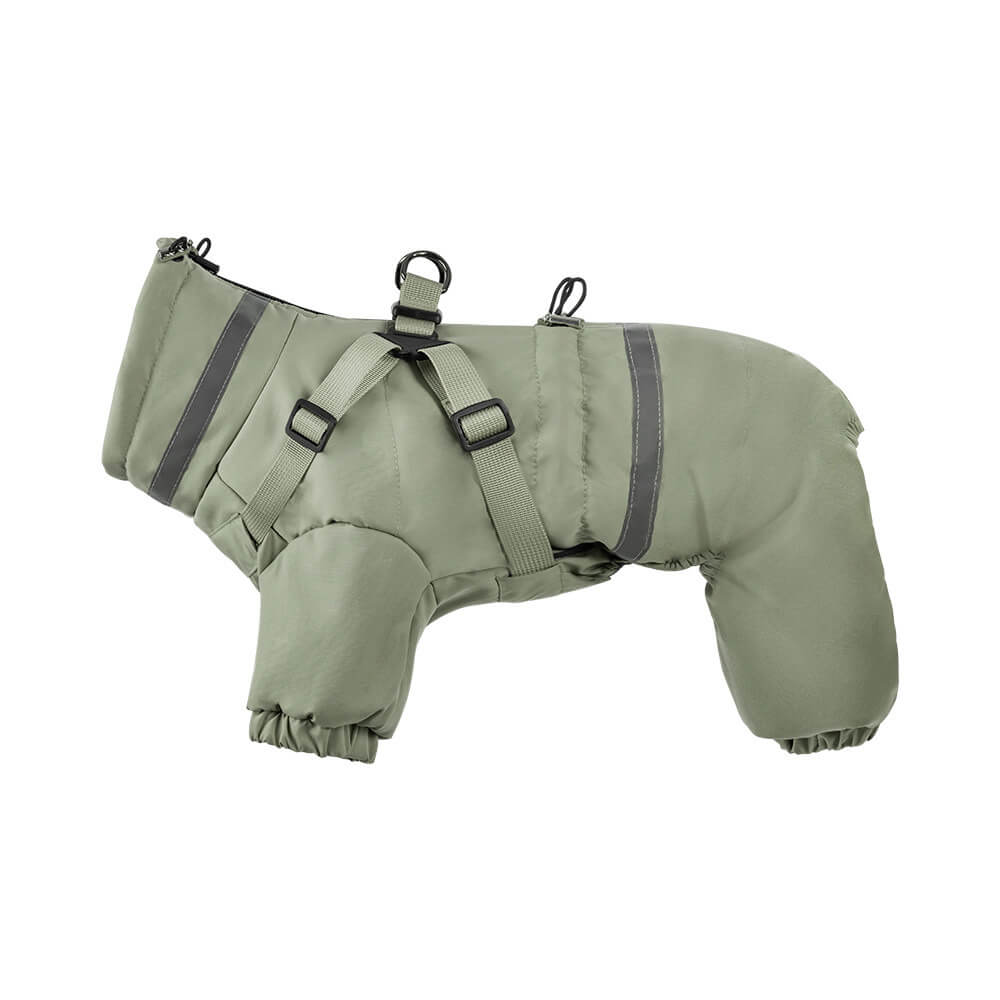 Waterproof Adjustable Tactical Four-Legged Outdoor Dog Coat