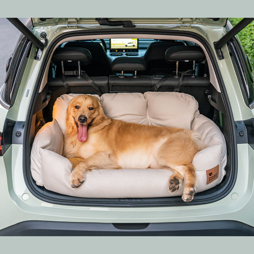 Travel Bolster Safety Medium Large Dog Car Back Seat Beds