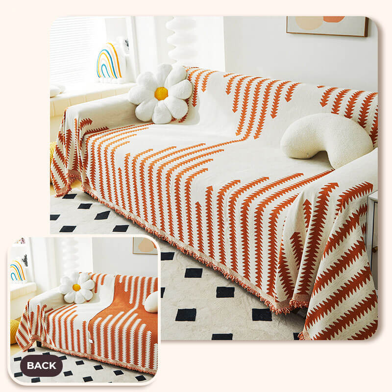 All-seasons Chenille Fabric Double-sided Anti-scratch Home Decoration Couch Cover