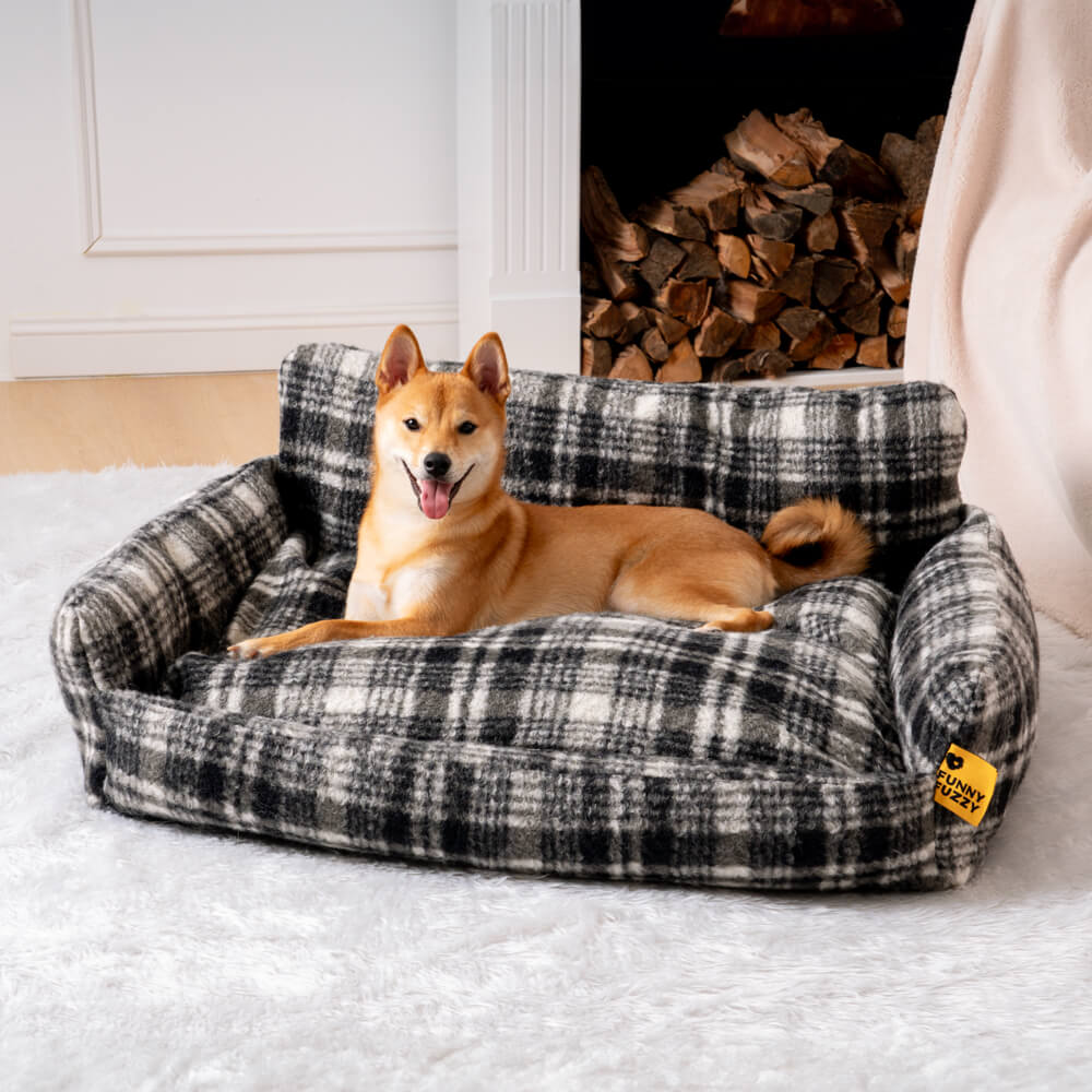 Lazy Holiday Plush Cozy Dog & Cat Sofa Bed