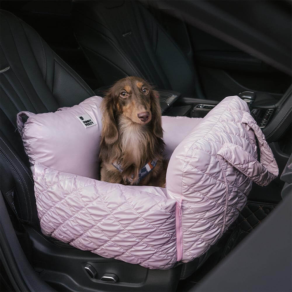 Cloud Luxury Quilted Dog Car Seat Booster Bed