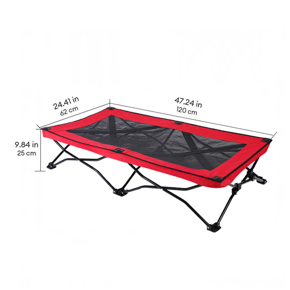 Breathable Moisture-Resistant Foldable Camping Cot Big Elevated Dog Bed