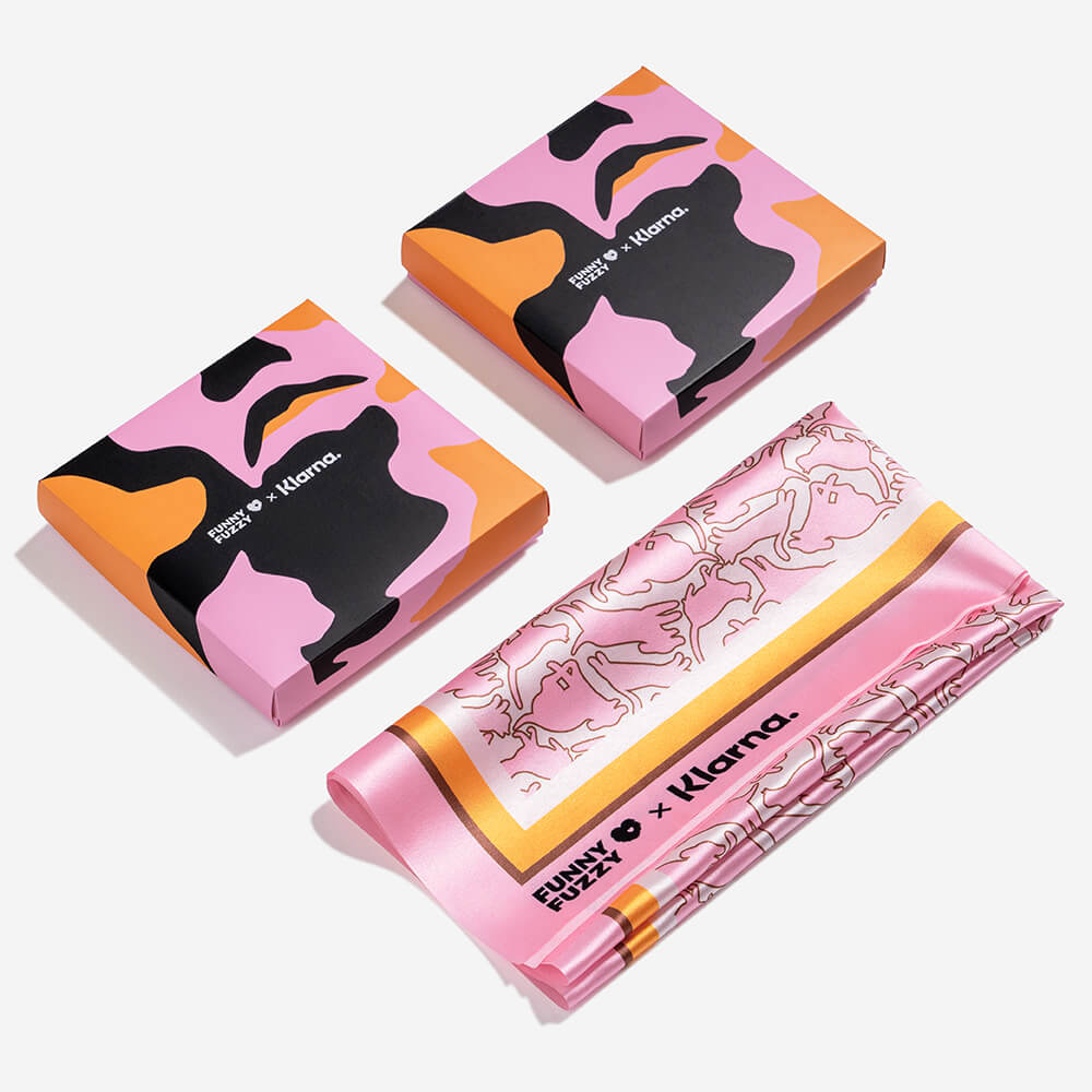 FUNNYFUZZY X Klarna Pet & Human Scarf