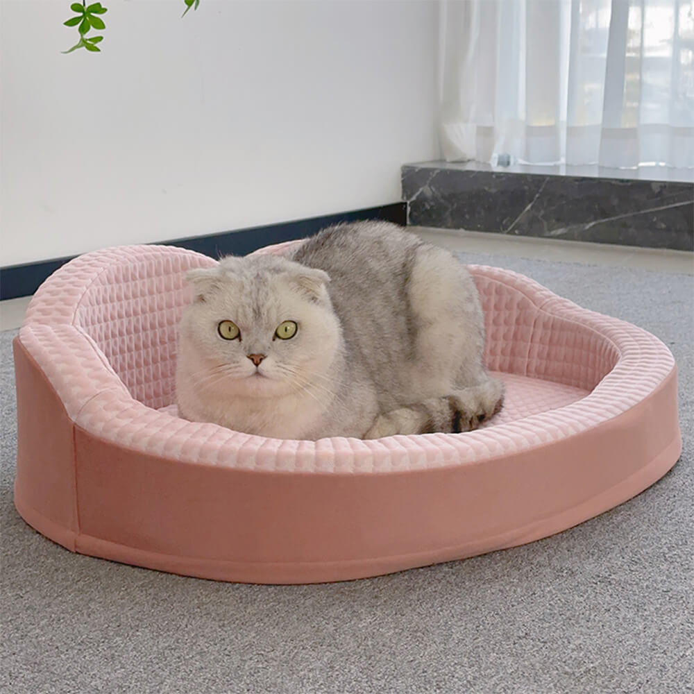 Cloud-Shaped Cooling Reversible Washable Non-Slip Dog & Cat Bed