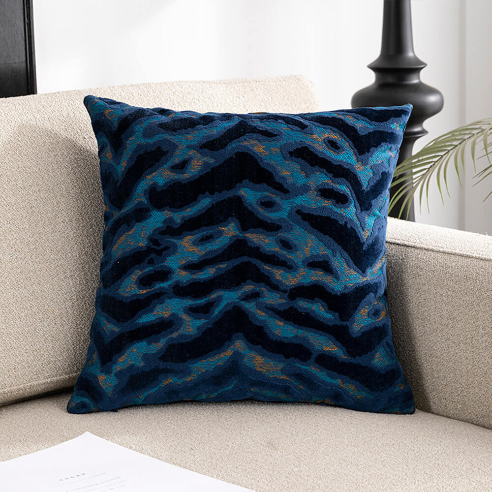 Luxury Jacquard Cut Velvet Home Sofa Pillow