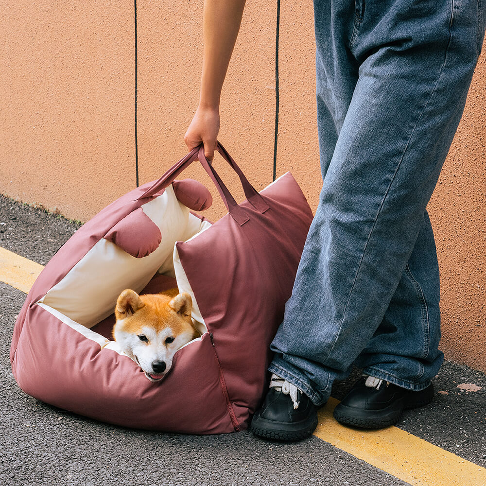 Bärenohren Haustier-Auto-Sicherheitsbett Hunde-Autositzbett