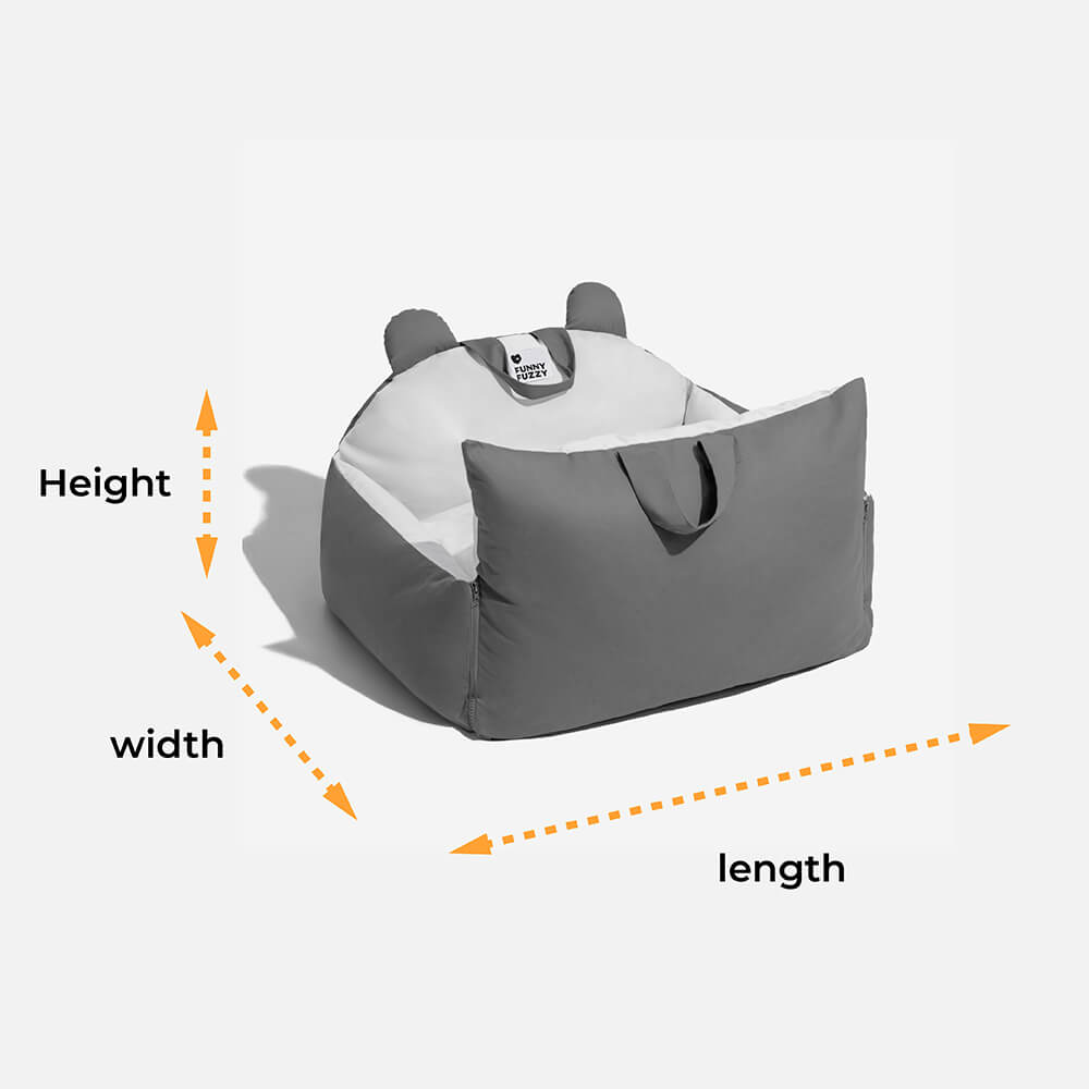 Bärenohren Haustier-Auto-Sicherheitsbett Hunde-Autositzbett