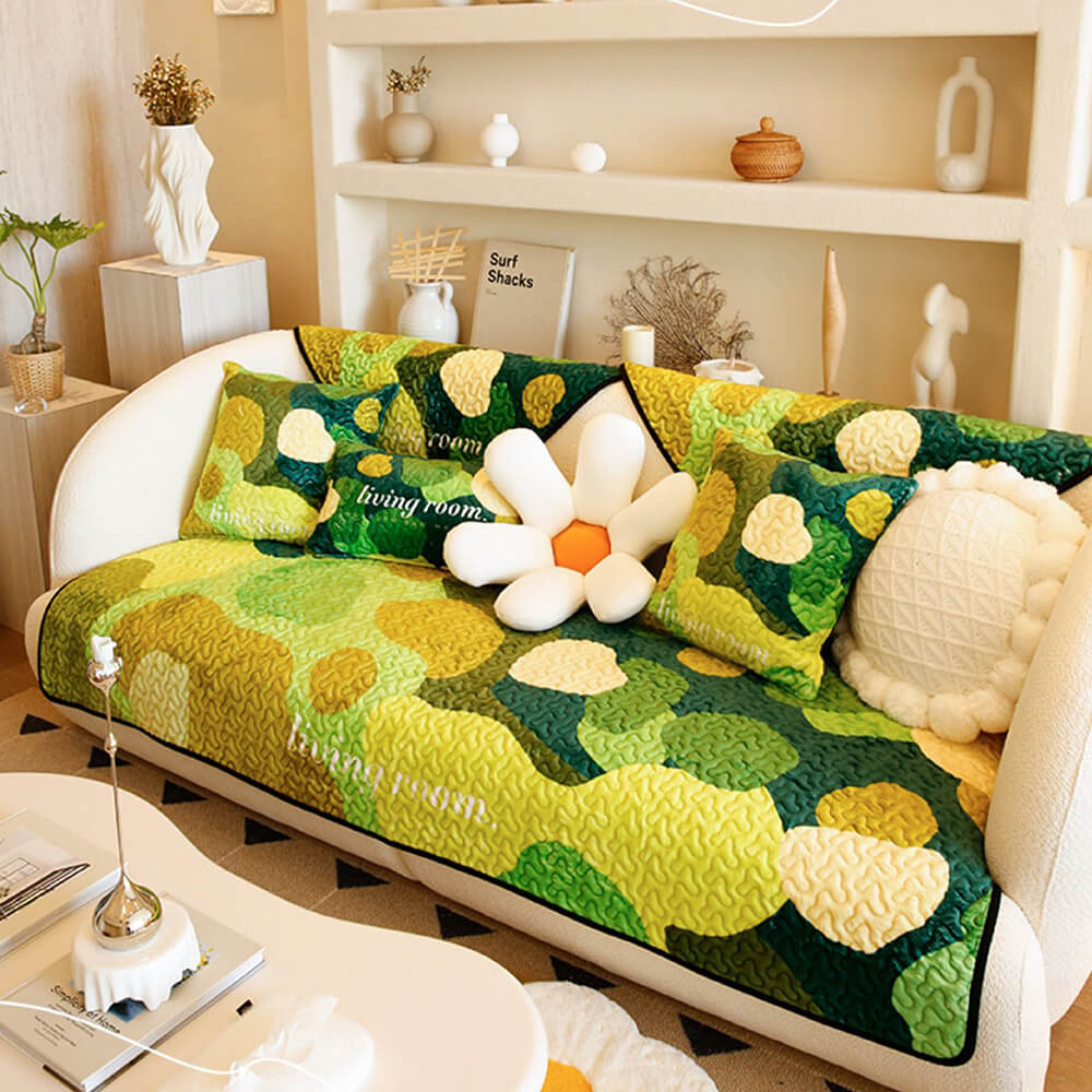 Super Soft Floral Anti-scratch Furniture Protector Couch Cover