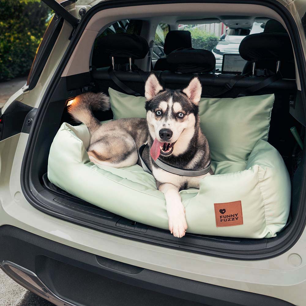 Travel Bolster Safety Medium Large Dog Car Back Seat Beds