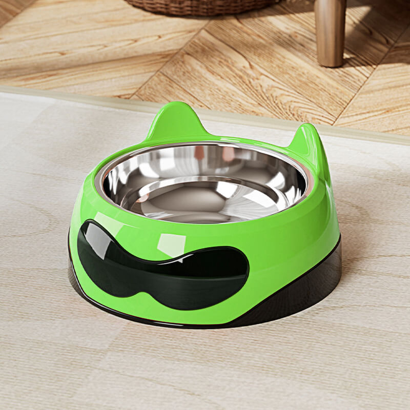 Large Capacity Easy-Clean Pet Bowl with Stainless Steel