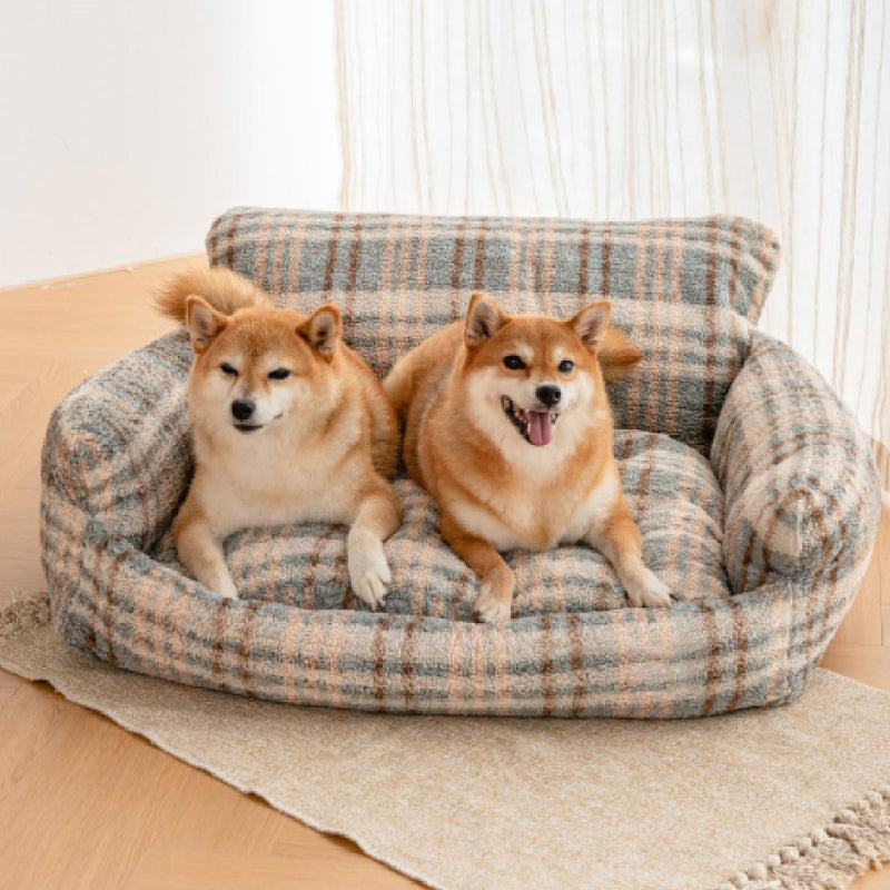 Lazy Holiday Plush Cozy Dog & Cat Sofa Bed