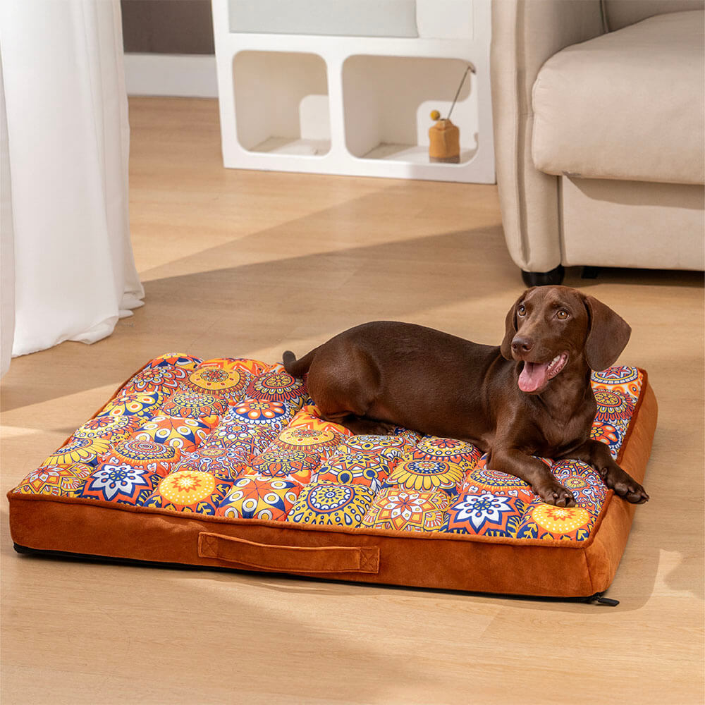 Moroccan Full Support Thickened Comfortable Orthopedic Pillow Dog Beds