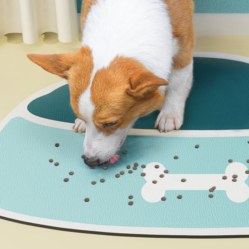 Quick-Dry Absorbent Non-Slip Pet Feeding Mat