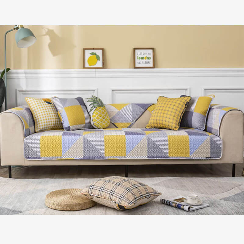 Artistic Geometric Pattern Washable Couch Cover