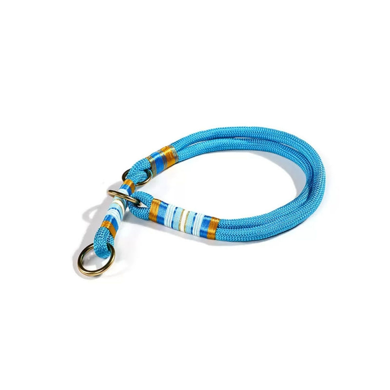 Hand-knitted Braided Rope No Pull Cool Dog Accessories Training Collar