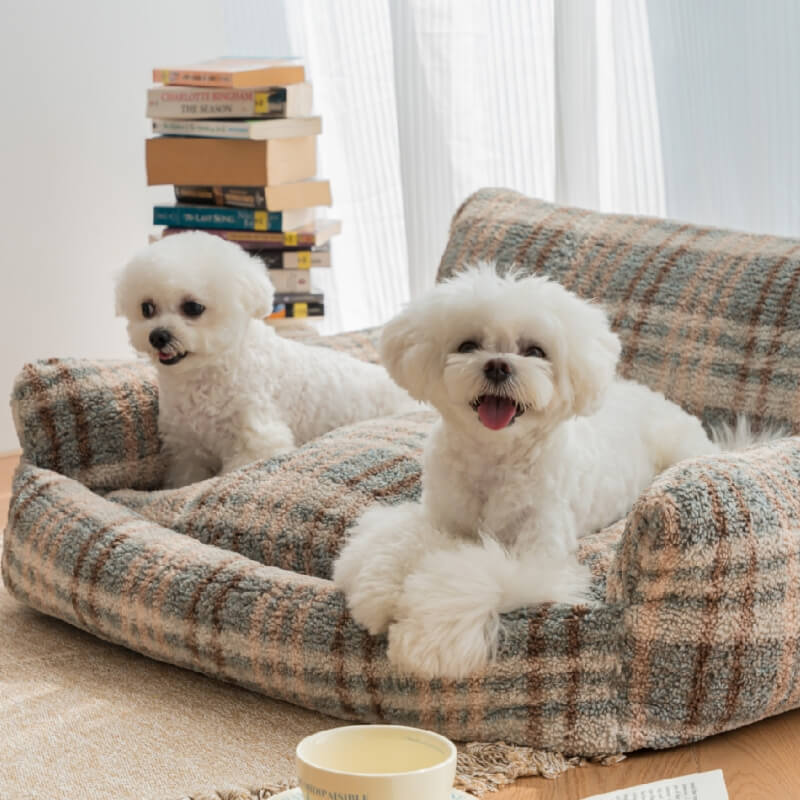 Lazy Holiday Plush Cozy Dog & Cat Sofa Bed