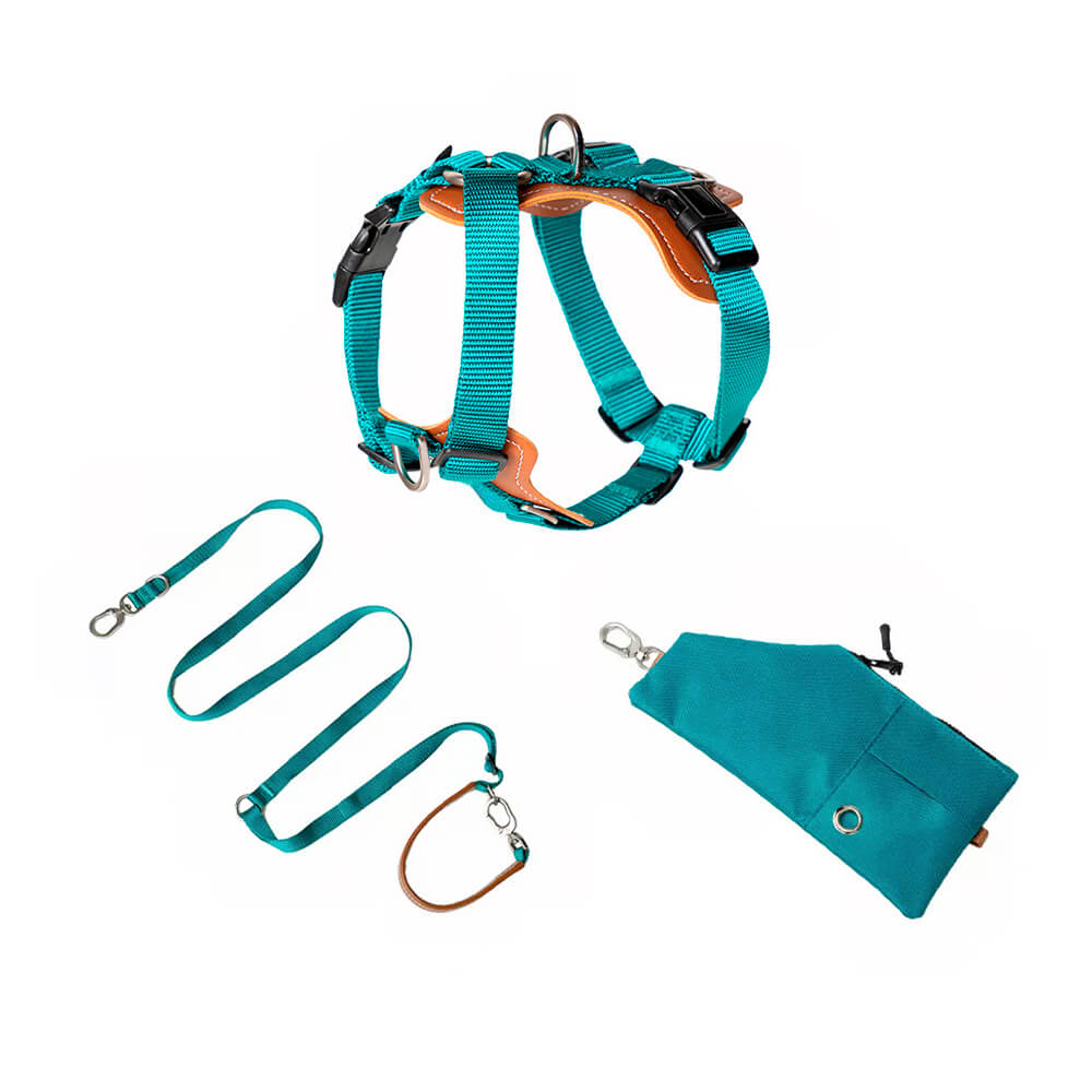 Multifunctional Hands-Free Anti-Pull Dog Walking Harness