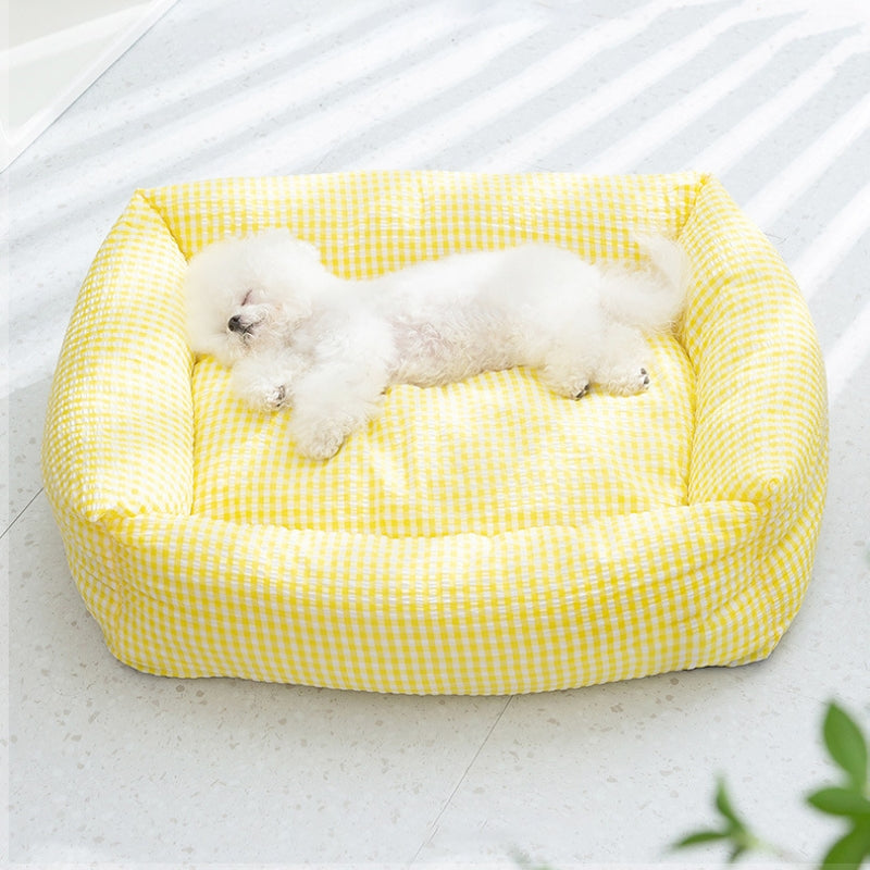 Cama rectangular lavable para perros Cama transpirable para mascotas