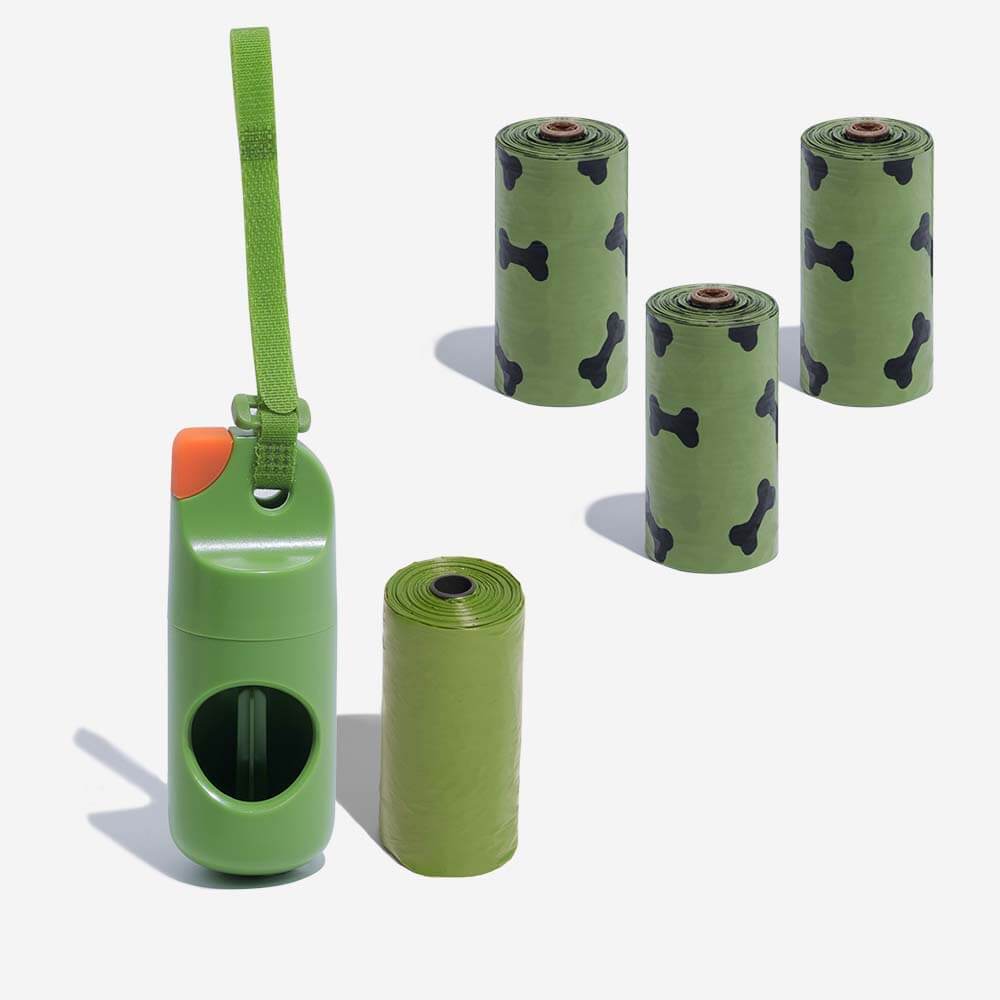 Poop Bags Dispenser Set - Bird